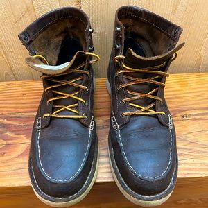 Danner 6” Bull Run Moc Toe Steel Toe Boots size 10